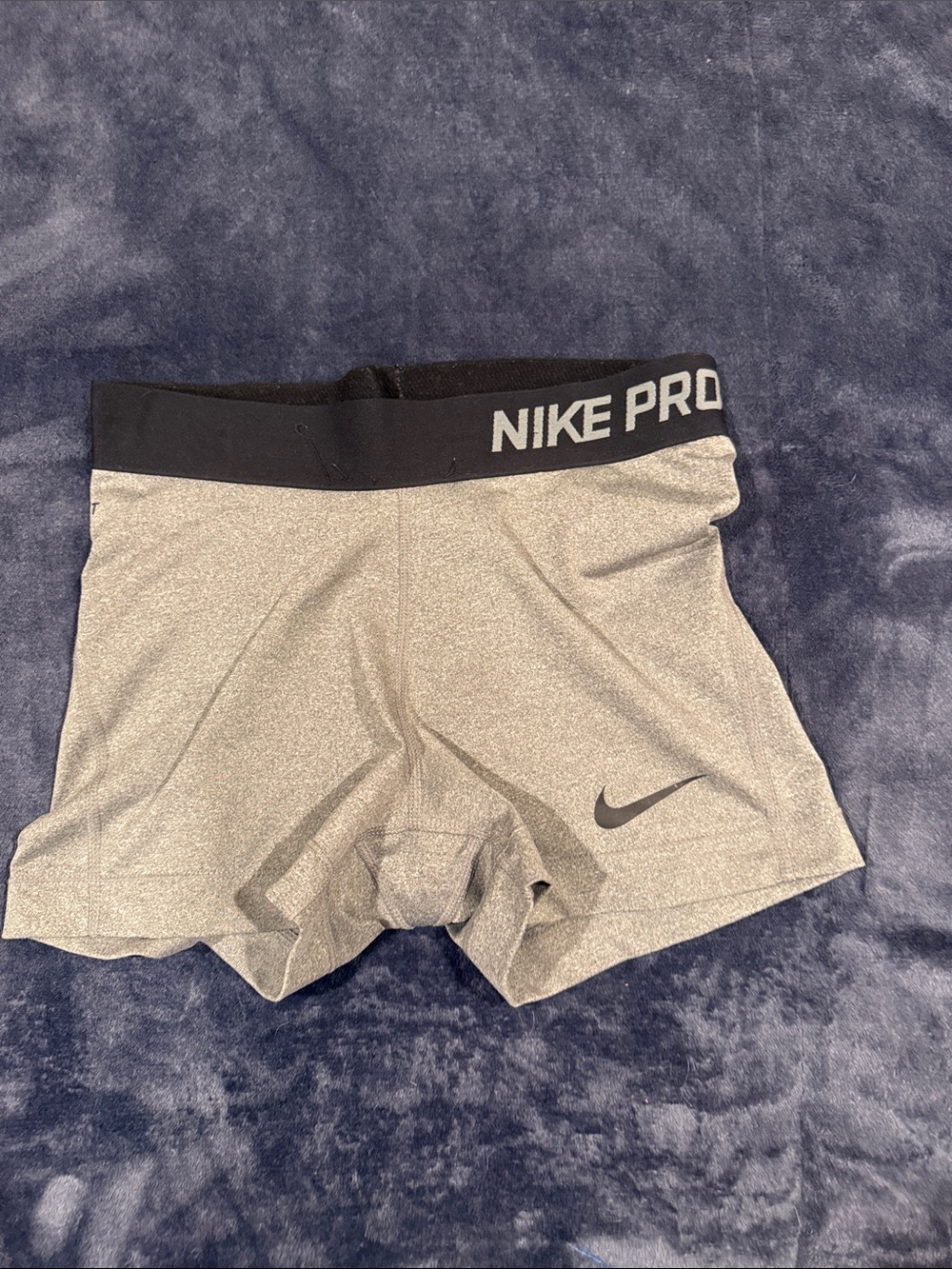 Nike Women’s Light Gray Pro Compression Boxer Briefs